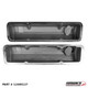 GM 12480127 Chevrolet Bowtie valve cover pair, underside view showing interior castings and perimeter bolt mounting holes