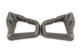 1993-2002 Camaro/Firebird Convertible Graphite Gray Seat Belt Shoulder Guide-Pair, New Reproduction