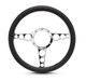 Racing Billet Steering Wheel Chrome Plated Spokes