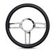 Launch Billet Steering Wheel Chrome Plated Spokes