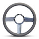 Linear Billet Steering Wheel Clear Anodized Spokes