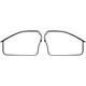 93-2002 Camaro / Firebird Coupe Door Weatherstripping Hard Top Pair, Aftermarket
