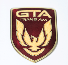 87-90 Trans Am GTA Front Bumper Emblem, Flame Red - Hawks Third