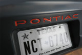 1985-90 Trans Am "Pontiac" Rear Bumper Lettering Inlay
