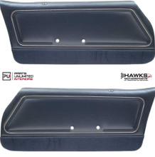 1978-1981 Firebird Trans Am Preassembled DELUXE Door Panels BLACK