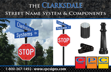 The Clarksdale Ornamental Street Name Sign Product Line