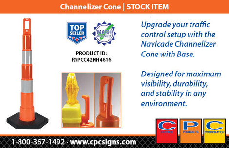 Enhance Traffic Safety with the Navicade Channelizer Cone