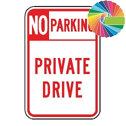 No Parking Private Drive | Header Words