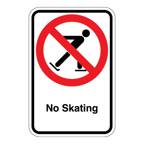 No Skating Sign
