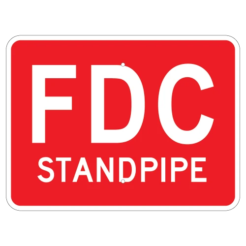 FDC Standpipe (Fire Department Connection) Sign