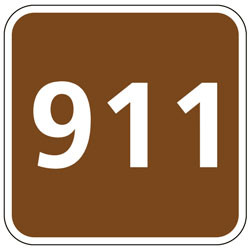 911 | Emergencies Sign