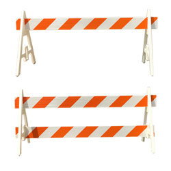 Type I and II: I Beam A Frame Barricades