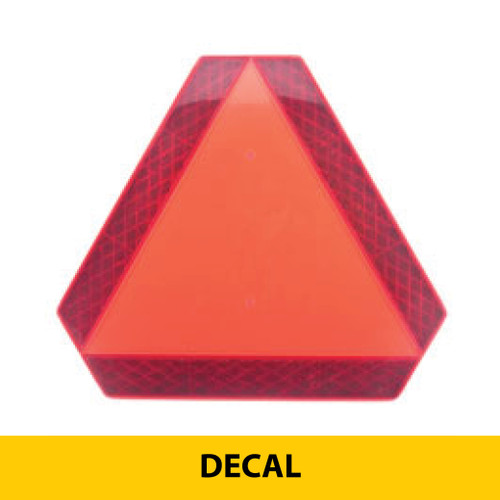Slow Moving Vehicle Emblem (Decal)
