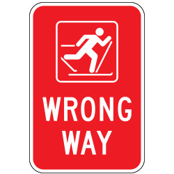 Wrong Way Traffic Sign | Wrong Way Road & Street Sign