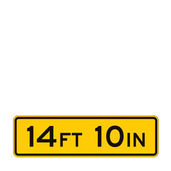 MUTCD Bridge Signs | CPC Signs – Clearance & Safety Road Signage