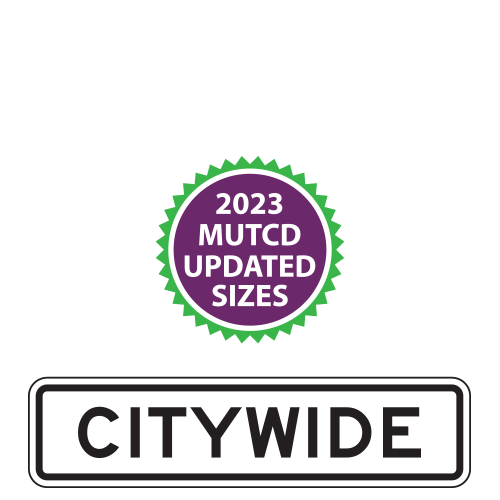 Citywide Plaques | 2023 MUTCD