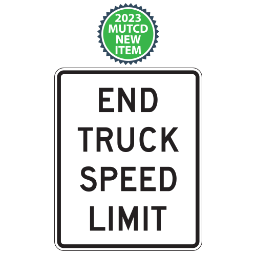 End Truck Speed Limit Signs | 2023 MUTCD