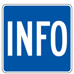 Info Guide Sign