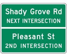 Standard Guide Signs