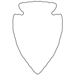 Arrowhead | Special Routed Shapes | Reflective Sheeted Aluminum Sign Blanks