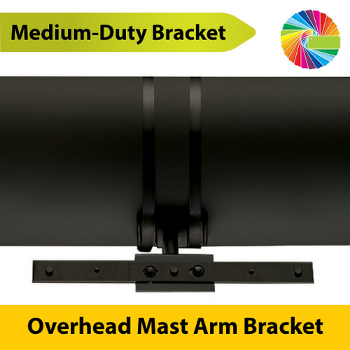Semi Gloss Powder Painted Medium Duty Bracket for Overhead Mast Arm