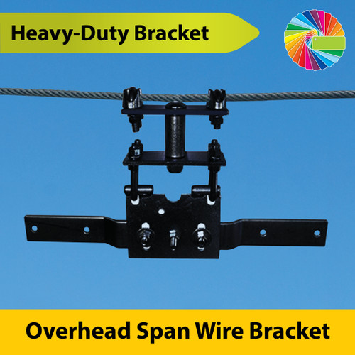 Semi Gloss Powder Painted Heavy Duty Bracket for Overhead Span Wire Mounting