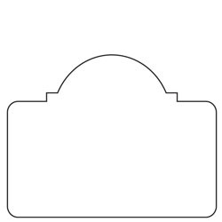 Monticello | Special Routed Shapes | Reflective Sheeted Aluminum Sign Blanks