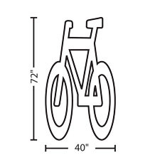 Bike Lane | 3M™ Stamark™ Pre Cut Pavement Marking Symbol