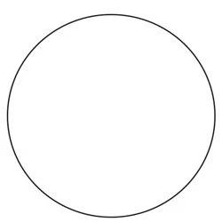 Circle | Special Routed Shapes | Reflective Sheeted Aluminum Sign Blanks