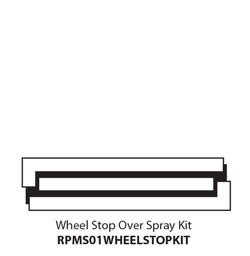 Wheel Stop Overspray Stencil Kit