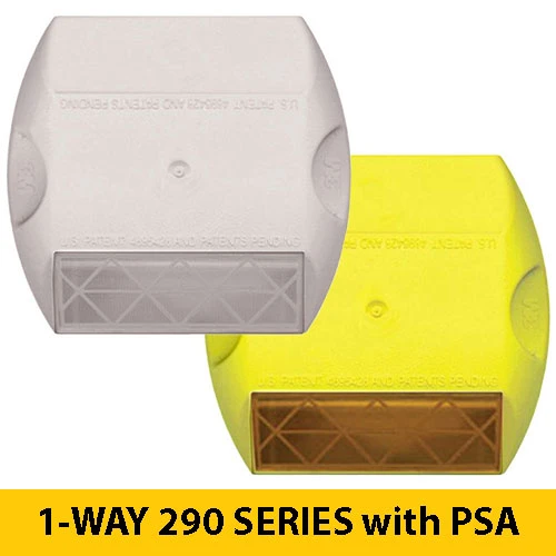 1 WAY 290 SERIES with PSA 3M Raised Pavement Markers