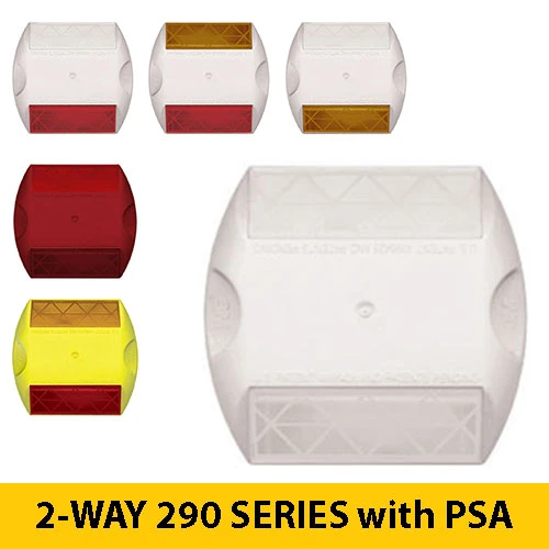 2 WAY 290 SERIES with PSA 3M Raised Pavement Markers [100/BOX]
