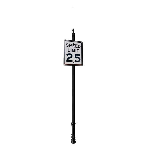 Oxford | Special Mount | Post System with Speed Limit or Guidance Sign Package