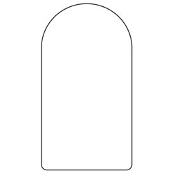 Archway | Special Routed Shapes | Reflective Sheeted Aluminum Sign Blanks
