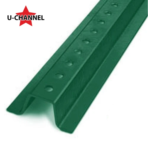 Painted (Green) U Channel Posts