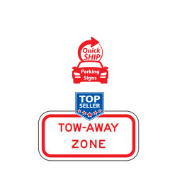 Tow Away Zone Supplemental Plaque