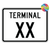 Terminal (XX) Custom Color Sign
