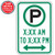 Parking with Custom Times & Optional Arrows Sign | 2009 MUTCD