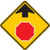 Stop Ahead (Symbol) Warning Signs