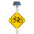 Solar LED Blinking Bicycle Warning Sign Alert System