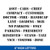 8 Inch High Polyvinyl Word Stencils