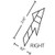 Right Lane Drop Arrow | 3M™ Stamark™ Pre Cut Pavement Marking Arrow Symbol