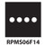 4 Dots Polyvinyl Safety Floor Marking Stencil