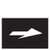 (18 Feet x 5 Feet 6 Inches) Lane Reduction Arrow Polyvinyl Stencils