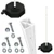 Portable Rubber Base with Double Wheel Assembly, 60" Power Post & Hardware Package - view 2