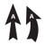 36 inch & 48 inch Curved/Straight Arrow Polyvinyl Stencil Sets