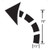 8 Ft Curved Arrow Polyvinyl Stencil