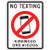 Custom Don' t Text While Driving Signs