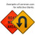 Example of common uses for Warning Reflective Sheeted .080 Aluminum Sign Blanks