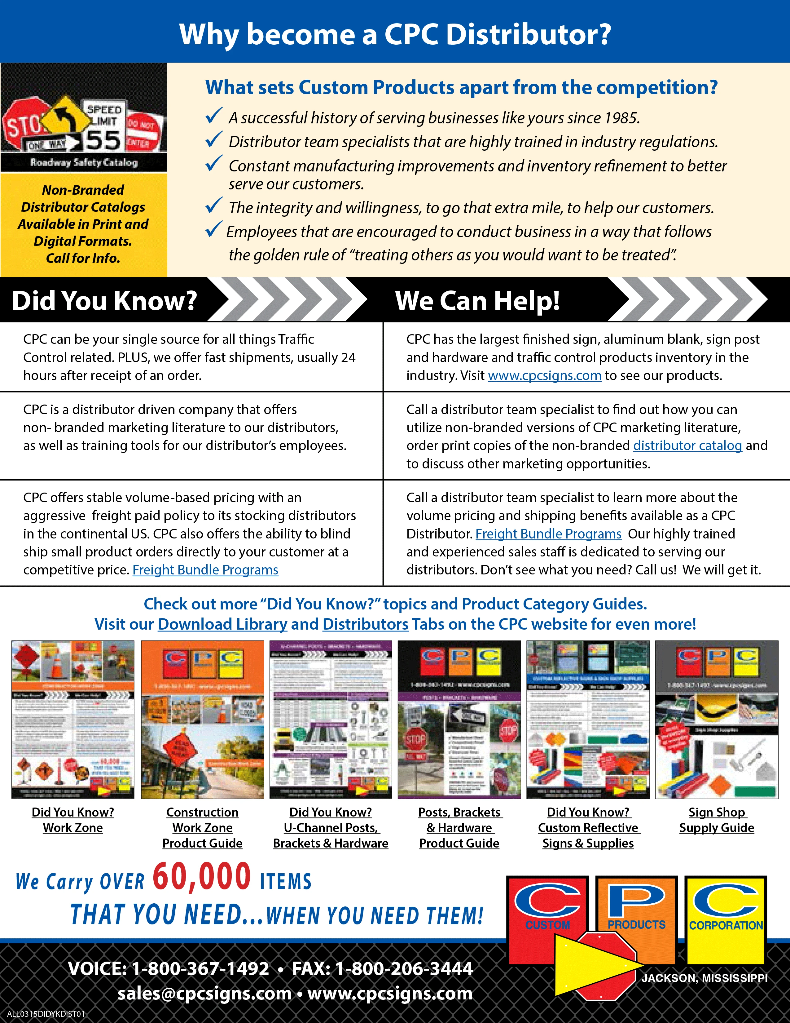 Become a CPC Signs Distributor